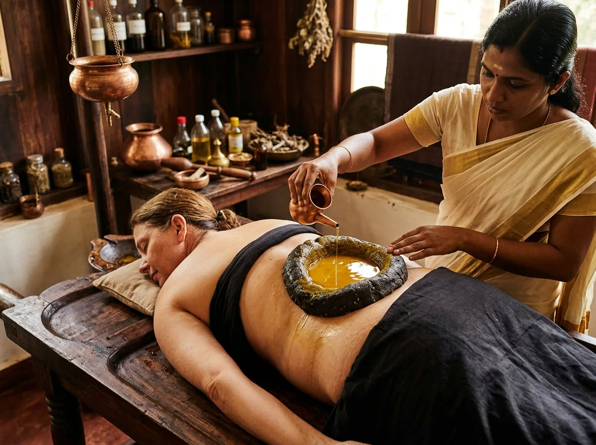 Kati Basti (Spine Oil Pool Therapy) Ayurvedic Treatment