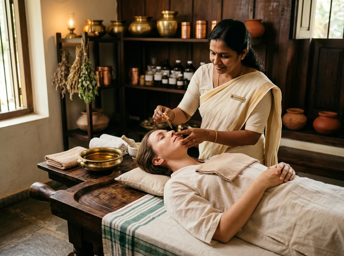 Nasya (Nasal Herbal Administration) Ayurvedic Treatment